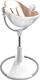 Bloom стульчик для кормления Fresco White с вкладышем rose gold E10535-W\E10516-RGL
