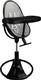 Bloom стульчик для кормления Fresco Noir с вкладышем lunar silver E10535-BB\E10516-LSL
