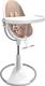 Bloom стульчик для кормления Fresco White с вкладышем rose gold E10535-W\E10516-RGL