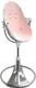 Bloom стульчик для кормления Fresco Silver с вкладышем rosewater E10535-S\E10540-RWL