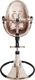 Bloom стільчик для годування Fresco Rose gold/rose gold золотистий з чорним з вкладишем rose gold U10515-GRB/E10516-RGL