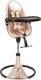 Bloom стульчик для кормления Fresco Rose gold/rose gold золотистый с черным с вкладышем rose gold U10515-GRB\E10516-RGL