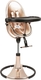 Bloom стільчик для годування Fresco Rose gold/rose gold золотистий з чорним з вкладишем rose gold U10515-GRB/E10516-RGL