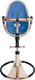 Bloom стульчик для кормления Fresco Rose gold/rose gold золотистый с черным с вкладышем riviera blue U10515-GRB\E10540-RBL