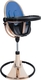 Bloom стільчик для годування Fresco Rose gold/rose gold золотистий з чорним з вкладишем riviera blue U10515-GRB/E10540-RBL