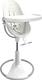 Bloom стульчик для кормления Fresco с хлопковым вкладышем White \ coconut white E10535-W\U10543-CW
