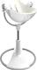 Bloom стульчик для кормления Fresco с хлопковым вкладышем White \ coconut white E10535-W\U10543-CW