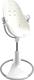 Bloom стульчик для кормления Fresco с хлопковым вкладышем White \ coconut white E10535-W\U10543-CW