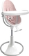 Bloom стільчик для годування Fresco з бавовняним вкладишем White / blush pink E10535-W/U10543-P