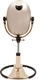 Bloom стільчик для годування Fresco Rose gold/rose gold золотистий з чорним з вкладишем lunar silver U10515-GRB/E10516-LSL