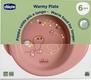 Chicco термоустойчивая тарелка Warmy Plate цвет 15 16000.15