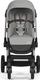 Cybex універсальна коляска Eos Lux SLV Stone Grey (з бампером) 524001277bbg