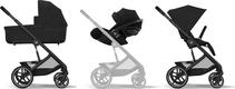 Cybex универсальная коляска Balios S 3в1 BLK Moon Black 524002517bbg