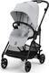 Cybex прогулянкова коляска Melio Carbon (з бампером) Fog Grey 525000043bbg