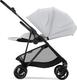 Cybex прогулянкова коляска Melio Carbon (з бампером) Fog Grey 525000043bbg