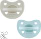 Chicco пустышка Physioforma Luxe силиконовая от 6 до 16 месяцев 2 шт. мальчик 73033.32.00