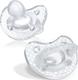 Chicco пустышка Physioforma Crystal силиконовая 2 шт. от 6 до 16 месяцев 73087.31