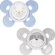 Chicco пустышка Physio Comfort силиконовая от 2 до 6 месяцев 2 шт. мальчик 74931.21.00