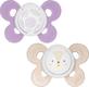 Chicco пустышка Physio Comfort силиконовая от 6 до 16 месяцев 2 шт. девочка 74933.11.00.00