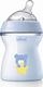 Chicco бутылка пластиковая Natural Feeling силиконовая соска 250 мл мальчик 81323.20