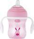Chicco поильник с мягким носиком "Transition" 200 мл розовая 06911.10