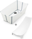 Stokke комплект для купания Flexi Bath ванночка и адаптер цвет белый 531501