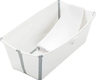 Stokke комплект для купания Flexi Bath ванночка и адаптер цвет белый 531501