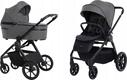 Espiro универсальная коляска 2 в 1 YOGA 117 GRAY ZEN VOICE 5905683801164