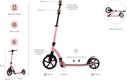 Miqilong самокат Beagle розовый BEAGLE-200-PINK