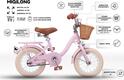 Miqilong детский велосипед LS 12 розовый RBB-LS12-PINK