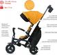 Qplay складаний триколісний велосипед Nova + Rubber Desert Yellow(1) S700-17Nova+RubberDY