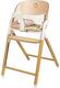 Lionelo стул для кормления Celia WHITE NATURAL WOOD LO-CELIA WHITE NATURAL WOOD