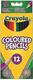 #Crayola набор карандашей витрина -25% 12 шт #3620