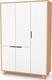 Верес шкаф Манхэттен 1200 бело-буковый 39.35.2.15ver