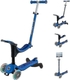 Globber самокат GO UP SPORTY 360 колеса з підсвічуванням синий 456-600