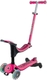 Globber самокат GO UP SPORTY 360 колеса з підсвічуванням фуксия 456-610
