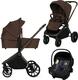 Lionelo универсальная коляска 3 в 1 Mika Plus 3IN1 MOCHA MOUSSE LO-MIKA PLUS 3IN1 MOCHA MOUSSE