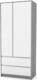 Верес шкаф Берн 900 бело-графитовый 38.47.2.32ver