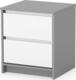 Верес тумбочка Берн 500 Бело-графитовый 46.42.2.32ver