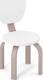 Верес стульчик Монако со спинкой капуччино-белый 46.400.2.13ver