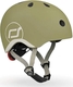 Scoot&Ride шлем защитный детский с фонариком (XXS/XS) оливковый SR-181206-OLIVE