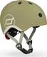 Scoot&Ride шлем защитный детский с фонариком (XXS/XS) оливковый SR-181206-OLIVE