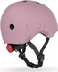 Scoot&Ride шолом захисний дитячий з ліхтариком (S/M) пастельно-сиреневый SR-190605-WILDBERRY