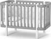 Верес кроватка детская без колёс ЛД5 Монако, на ножках Графитово-белый 05.3.1.21.32ver
