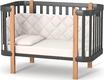Верес кроватка детская без колёс ЛД5 Монако, на ножках Темно-серый 05.3.1.21.16ver