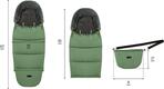 MoMi зимний конверт 2в1 Sleeping bag green AKCE00051