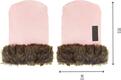 MoMi перчатки для коляски Muffins pink AKWOZ00002
