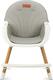 MoMi стульчик для кормления 2в1 REKI grey KRKA00034