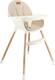 MoMi стульчик для кормления 2в1 REKI beige KRKA00035