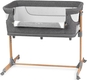 MoMi приставная кроватка SMART BED gray LOZE00002